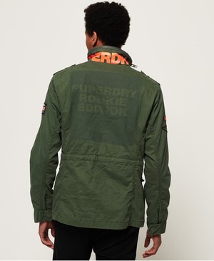 Superdry Rookie Mix Four Pocket Férfi Kabát Zöld | PHJRC0912